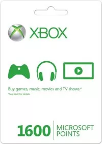 US 1600 Microsoft Points (Xbox 360 Live Points)