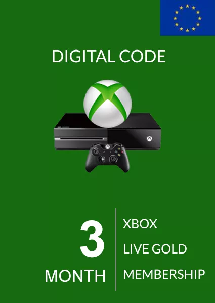 EU Xbox Live 3 Month Gold Membership